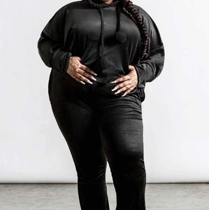Killstar Plus Size Lone Wolf Lounge Set 3X